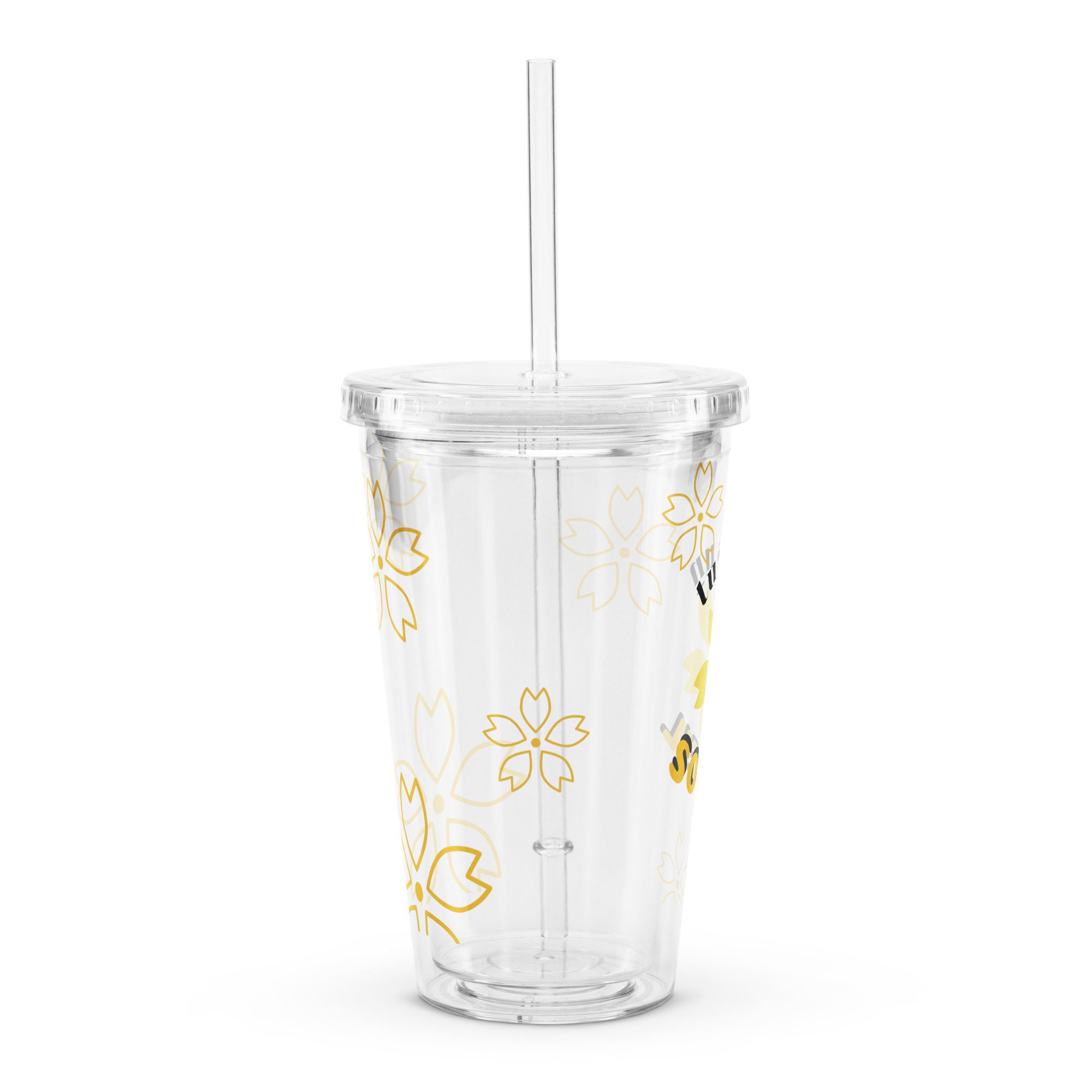 gobelet en plastique transparent "tu es un soleil"