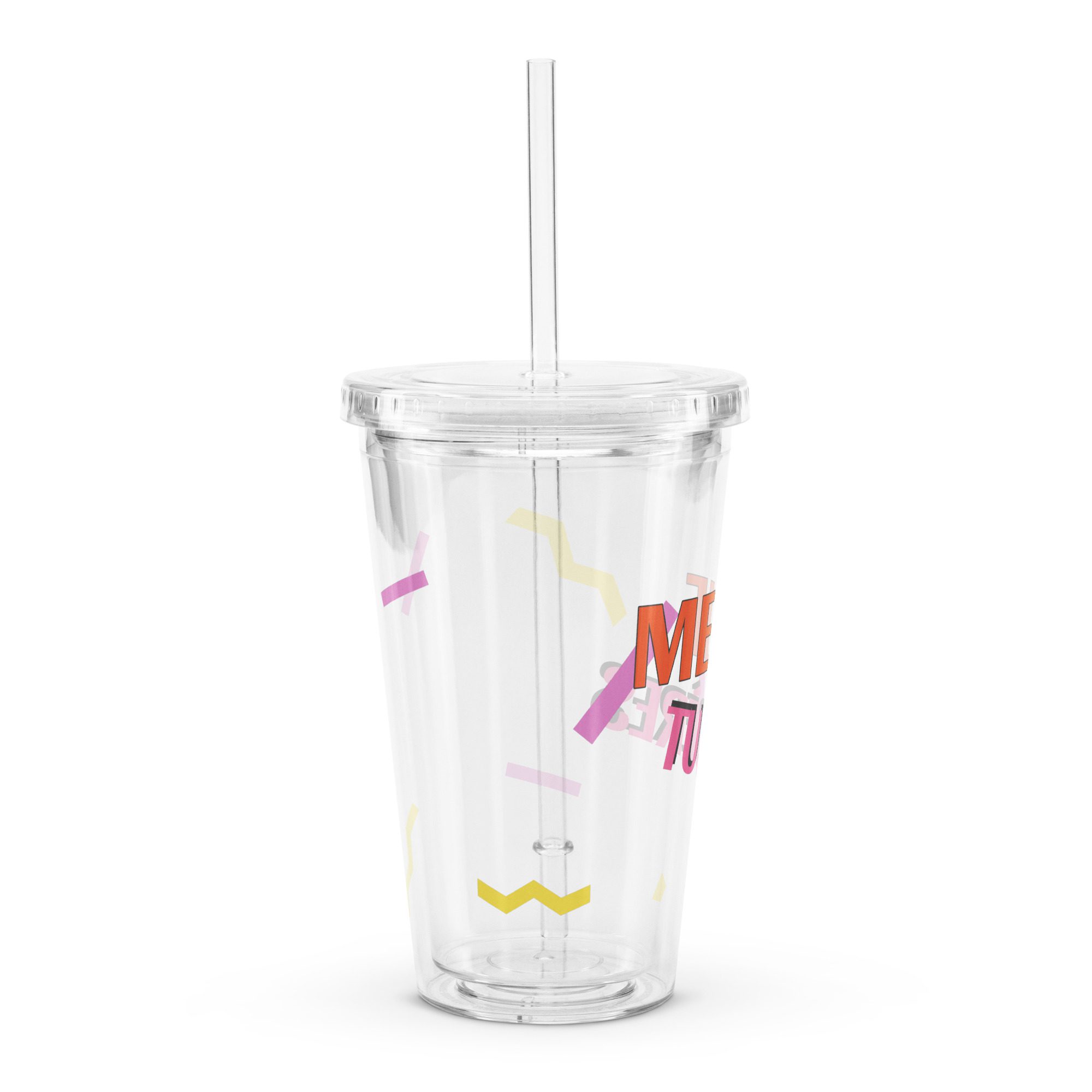 gobelet en plastique transparent "meuf tu gères"