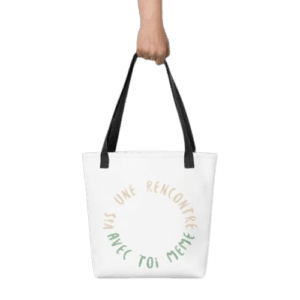 Tote bag "vis une rencontre avec toi même" - 10L